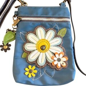 Chala Daisy Floral RFID Protected Crossbody Cell Phone Purse Bag